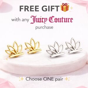FREE GIFT 🎁
with any Juicy Couture purchase
✨ Choose ONE pair ✨